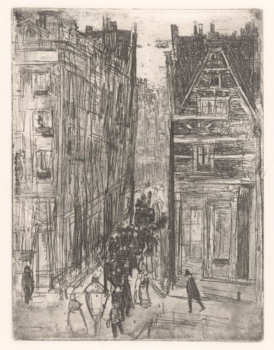 Gasthuismolensteeg in Amsterdam von Isaac Israels