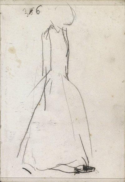 Stehende Frau, im Profil von Isaac Israels