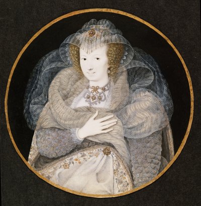 Porträt von Frances, Gräfin Howard von Isaac Oliver