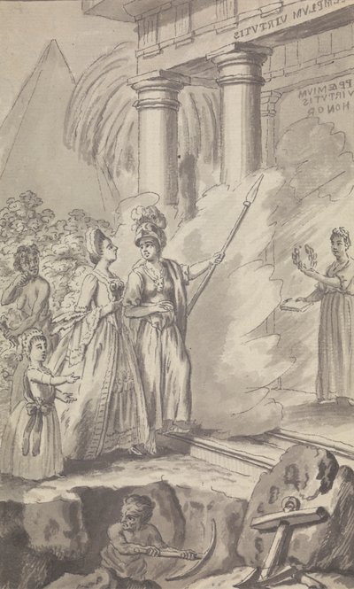 Unidentifizierte Zeitschrift / Theaterillustration von Isaac Taylor