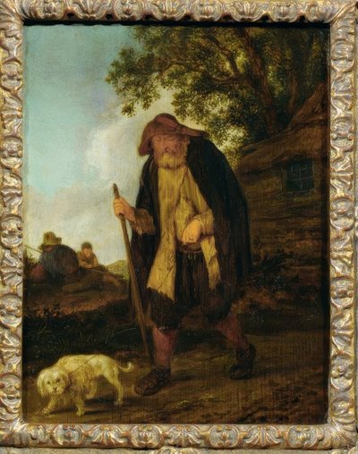 Blinder mit Hund von Isaac van Ostade