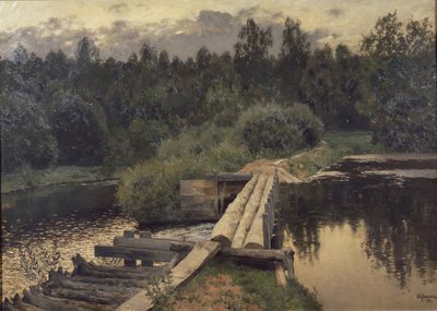 Am seichten Wasser von Isaak Ilyich Levitan