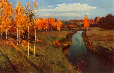 Goldener Herbst von Isaak Ilyich Levitan