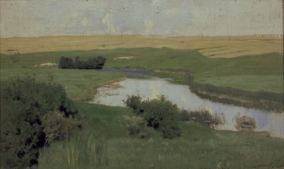 Kleiner Fluss Istra, 1885-1886 von Isaak Ilyich Levitan