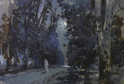 Die Schatten. Mondnacht, 1880er von Isaak Ilyich Levitan