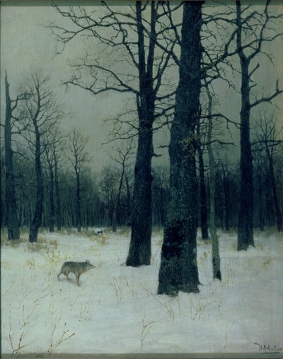 Wald im Winter von Isaak Ilyich Levitan