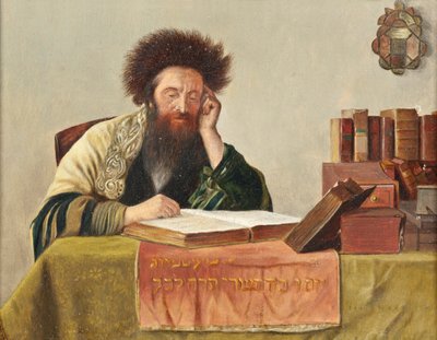 Ein Rabbi liest den Talmud von Isidor Kaufmann