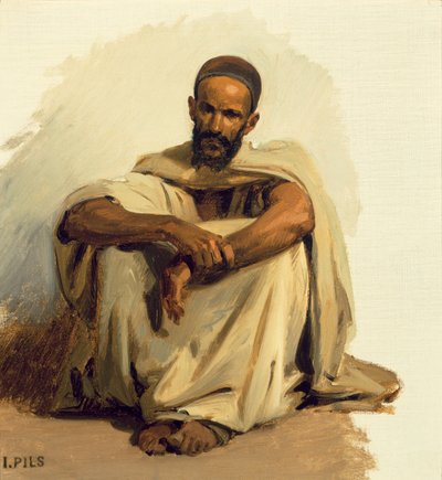Sitzender Araber von Isidore Pils