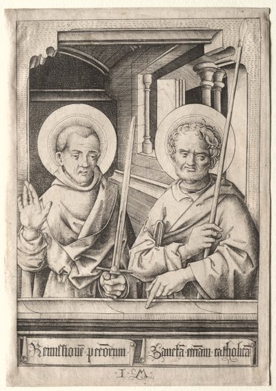 St. Paulus und St. Thomas von Israhel van Meckenem