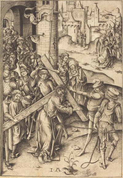 Das Tragen des Kreuzes von Israhel van Meckenem