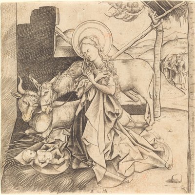 Die Geburt Christi von Israhel van Meckenem