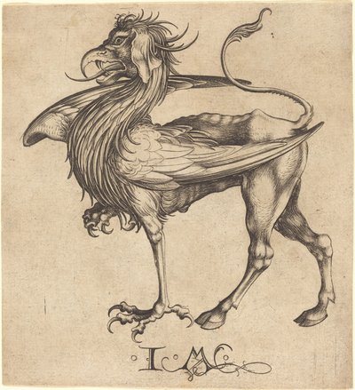 Der Greif von Israhel van Meckenem after Martin Schongauer