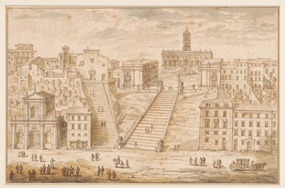 Das Kapitol in Rom von Israël Silvestre