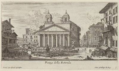 Piazza della Rotonda von Israël Silvestre