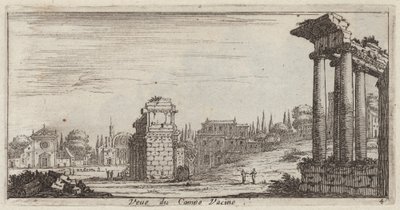 Ansicht des Campo Vacine von Israël Silvestre