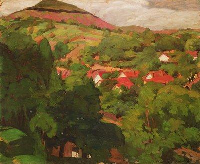 Landschaft bei Nagybánya, Ungarn von Istvan Reti