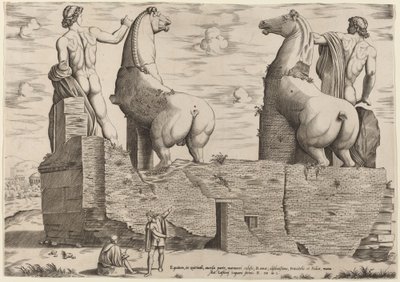 Equitum, in Quirinali, aversa parte von Italian 16th Century