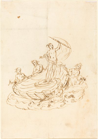 Entwurf für ein Salzfass von Italian 17th Century