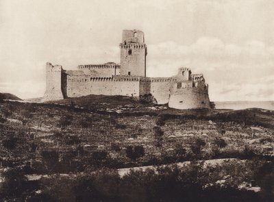 Assisi: La Rocca, 14. Jahrhundert von Italian Photographer