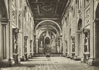 Basilika von Sankt Johannes im Lateran, Innenansicht von Italian Photographer