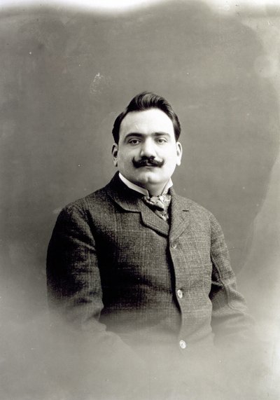 Porträt von Enrico Caruso, um 1900 von Italian Photographer