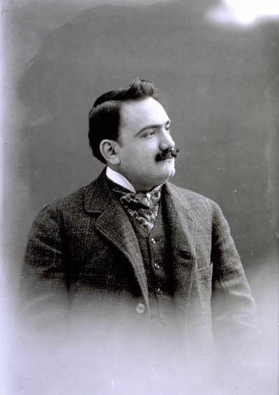 Porträt von Enrico Caruso, um 1900 von Italian Photographer