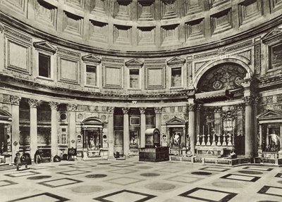 Das Pantheon, Innenansicht von Italian Photographer