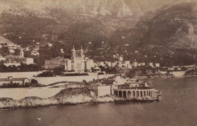 Der Golf von Montecarlo, 07/1887 (s/w Foto) von Italian Photographer