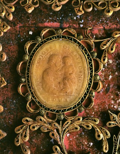 Agnus Dei mit St. Joseph von Italian School