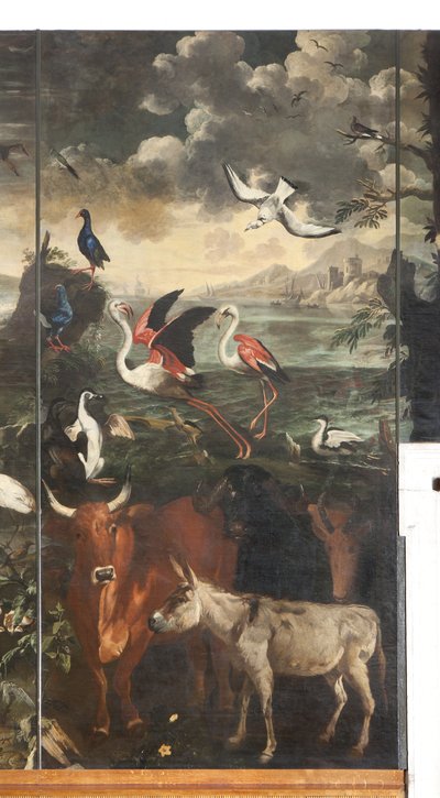 Tiere, Mythos von Orpheus (Detail) von Italian School