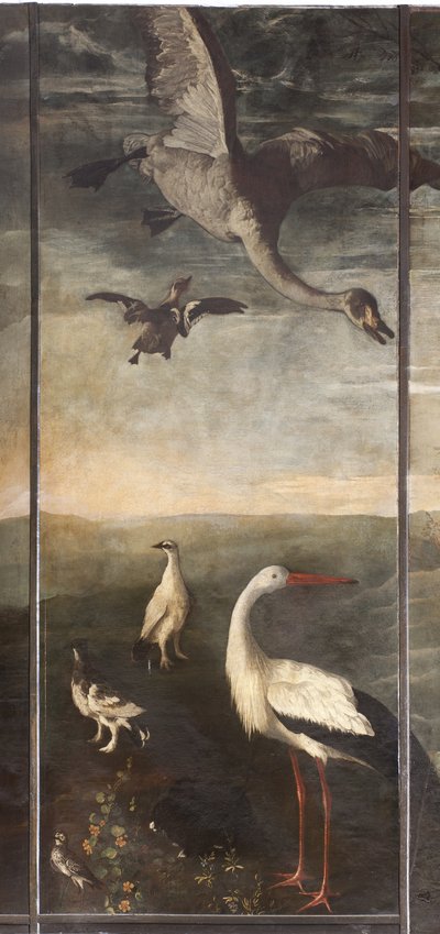 Tiere, Mythos von Orpheus (Detail) von Italian School
