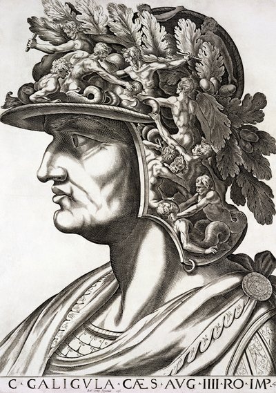 Caligula Caesar (12-41 n. Chr.), 1596 von Italian School