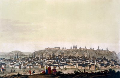 Stadt Tobolsk, Russland, ca. 1820er-30er Jahre von Italian School