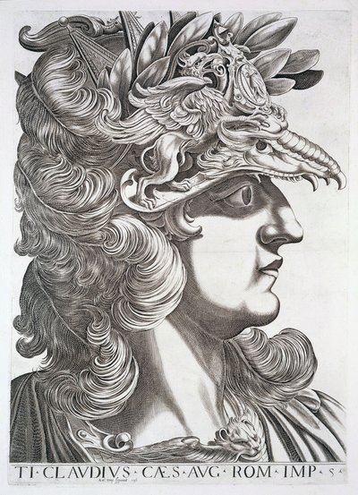 Claudius Caesar (10 v. Chr.-54 n. Chr.) von Italian School