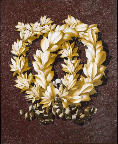 Blätterkronen (eingelegter Marmor) von Italian School