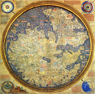 Fra Mauro Karte von Italian School