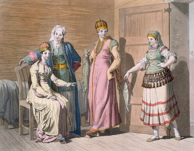 Innenraum mit Tscherkessinnen, ca. 1820er-30er Jahre von Italian School
