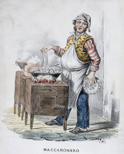 Macaroni-Verkäufer (Maccaronaro) von Italian School