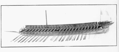 Modell einer venezianischen Trireme von Italian School