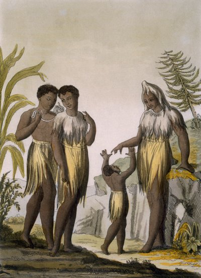 Einheimische von Cazegut, Westafrika, ca. 1820er-30er Jahre von Italian School