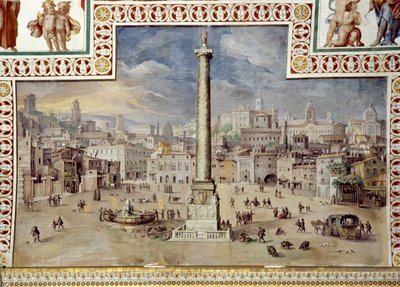 Piazza Colonna, Rom von Italian School