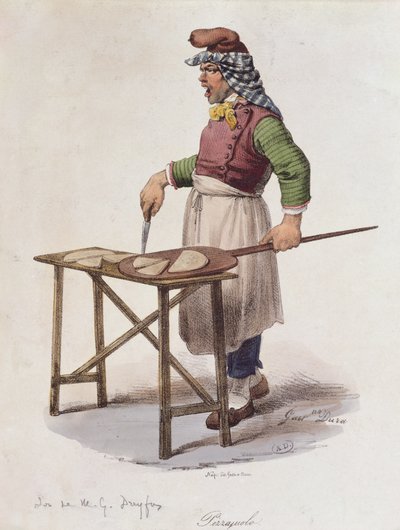 Pizzaverkäufer von Italian School