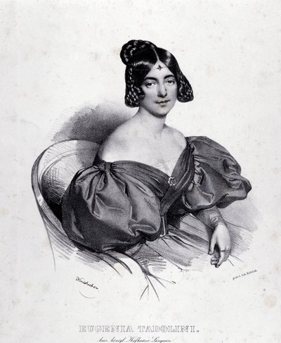 Porträt von Eugenia Tadolini von Italian School