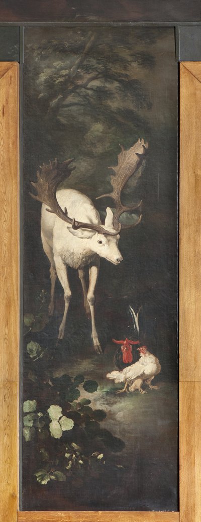 Rentiere und Hähne, Mythos von Orpheus von Italian School
