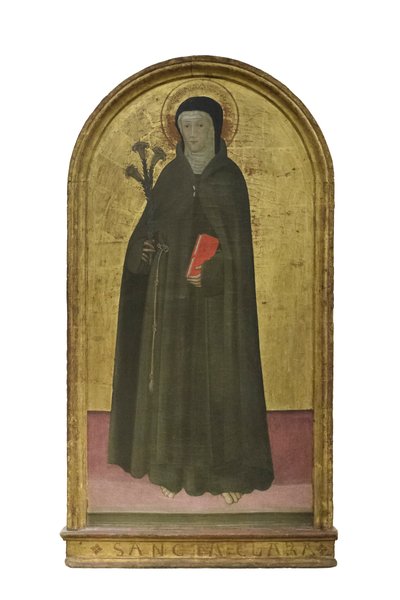 Heilige Klara von Assisi, ca. 1425-1450 von Italian School