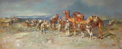 Die arabische Karawane von Italian School