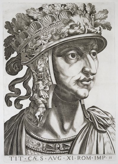 Titus Caesar (39-81 n. Chr.), 1596 von Italian School