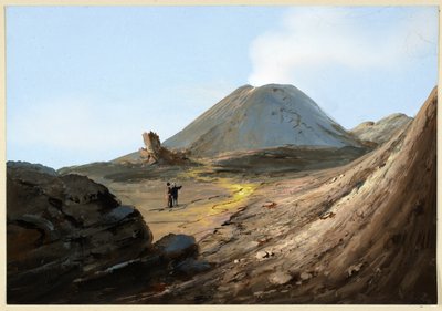 Vesuv, Oktober 1880 von Italian School