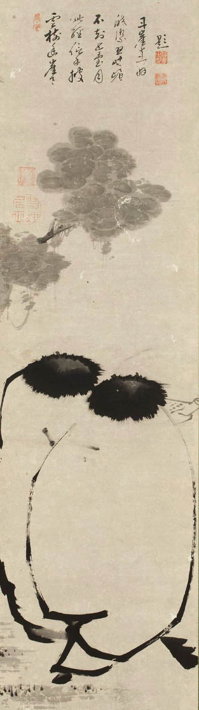 Hanshan und Shide, um 1763 von Ito Jakuchu