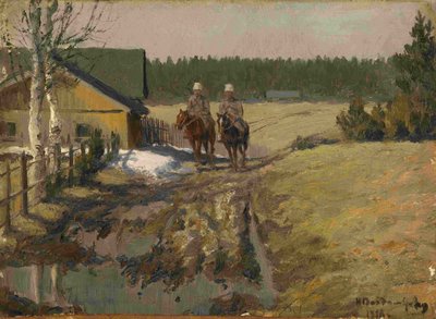 Kosaken zu Pferd, 1916 von Ivan Alexeyevich Vladimirov